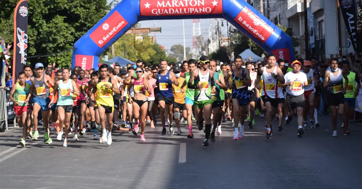 ¿Cómo inició el Maratón Guadalupano de Aguascalientes?