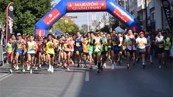 ¿Cómo inició el Maratón Guadalupano de Aguascalientes?