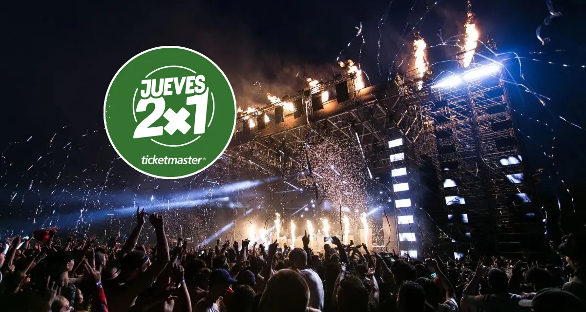 Conciertos 2x1 en Ticketmaster México 2025. Foto: Cortesía.