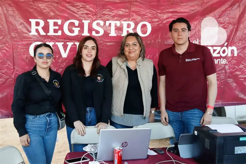 Entregan de actas de nacimiento sin costo en Rosarito. Foto: Cortesía