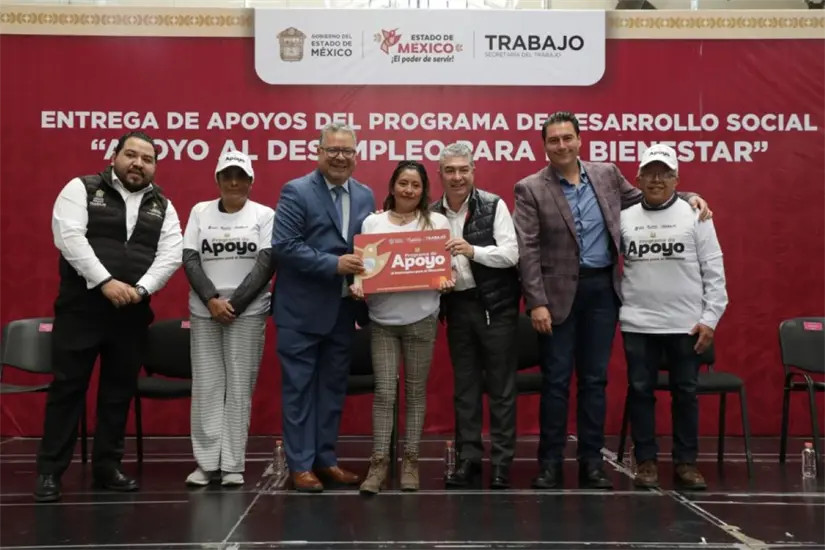 Inicia la entrega del Apoyo al Desempleo del Edomex. Foto: Cortesía