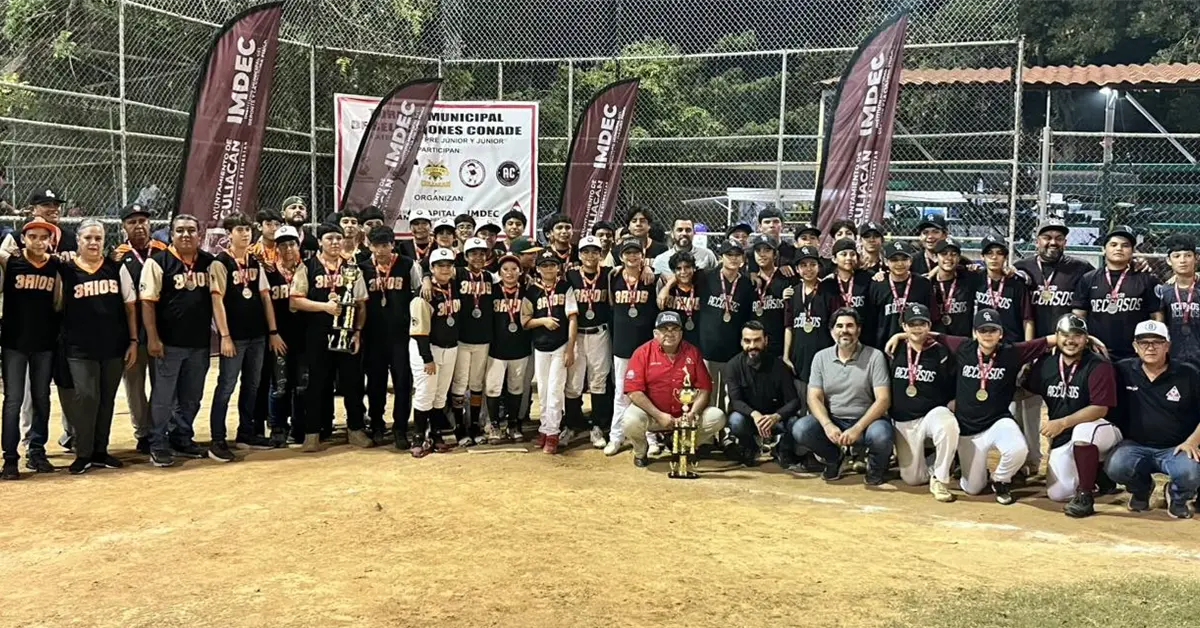 Liga Tres Ríos y Culiacán Recursos se coronan campeones del Torneo Municipal de Beisbol 2025