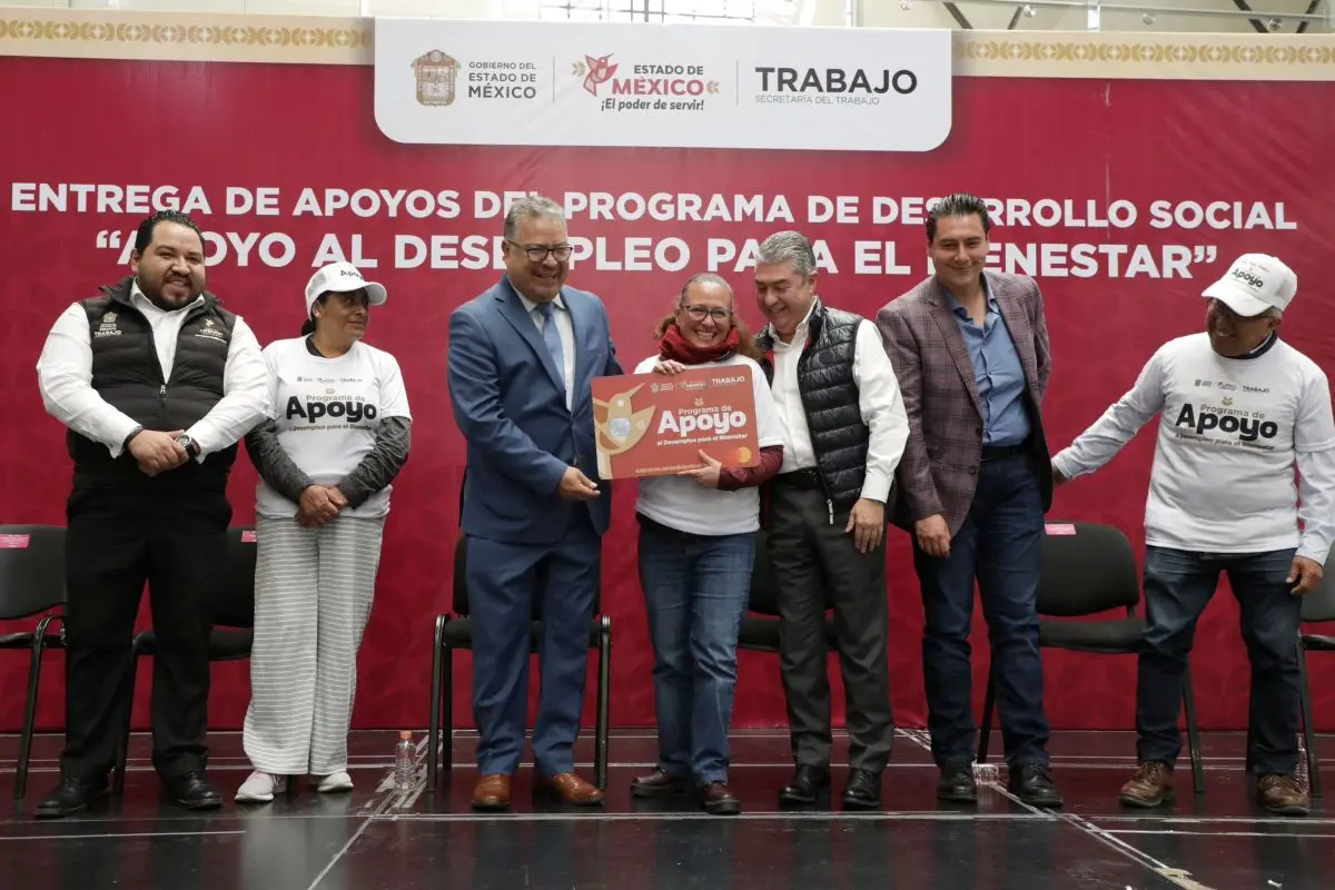 Apoyo al Desempleo para el Bienestar 2025 en el Edomex. Foto: Cortesía