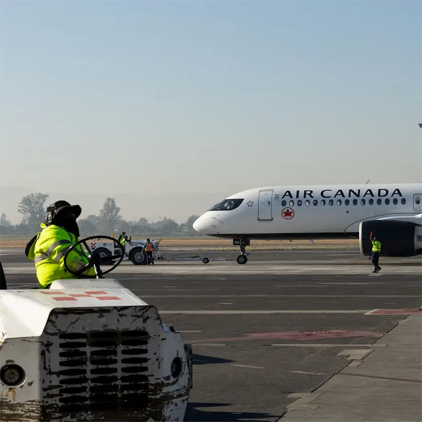 Aerolínea Air Canada llega a Guadalajara. Foto: Cortesía