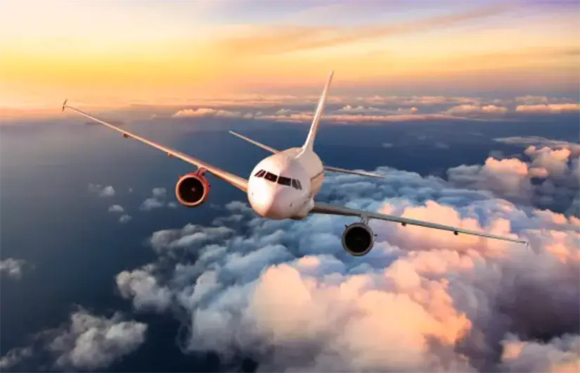 El transporte aéreo se ubico como uno de los servicios con aumento en octubre 2025. Foto: cortesía.