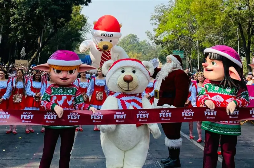 Vive el desfile navideño más esperado, el Bolo Fest en CDMX 2025. Foto: Cortesía.