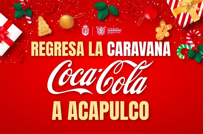 Cuándo es la Caravana Coca Cola 2025 en Acapulco. Foto: Cortesía