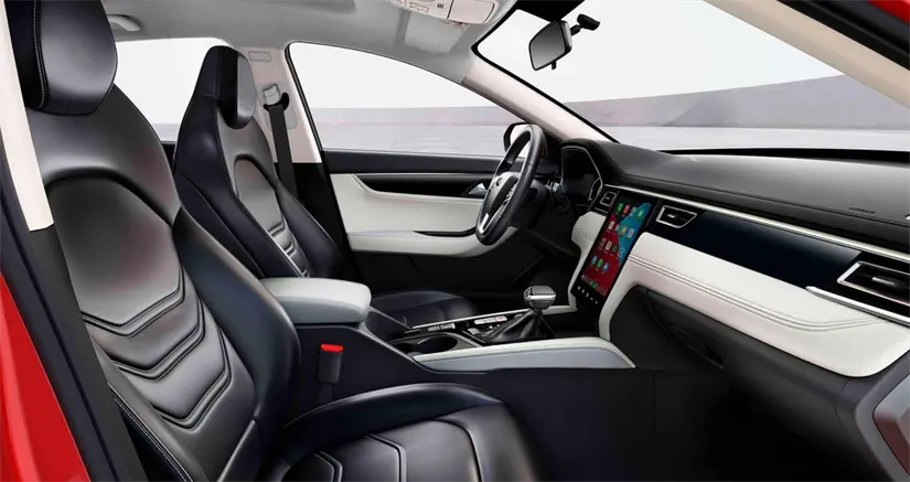 Así luce por dentro el JAC J7. Foto: Cortesía