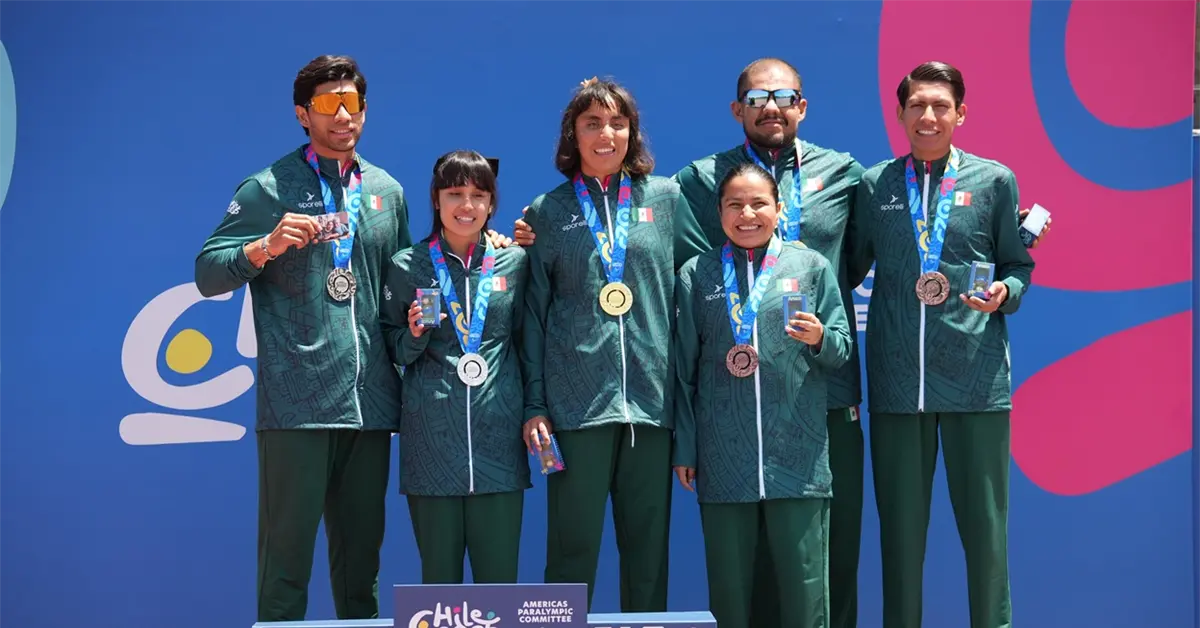México llega a 59 medallas en los Juegos Parapanamericanos Juveniles Chile 2025