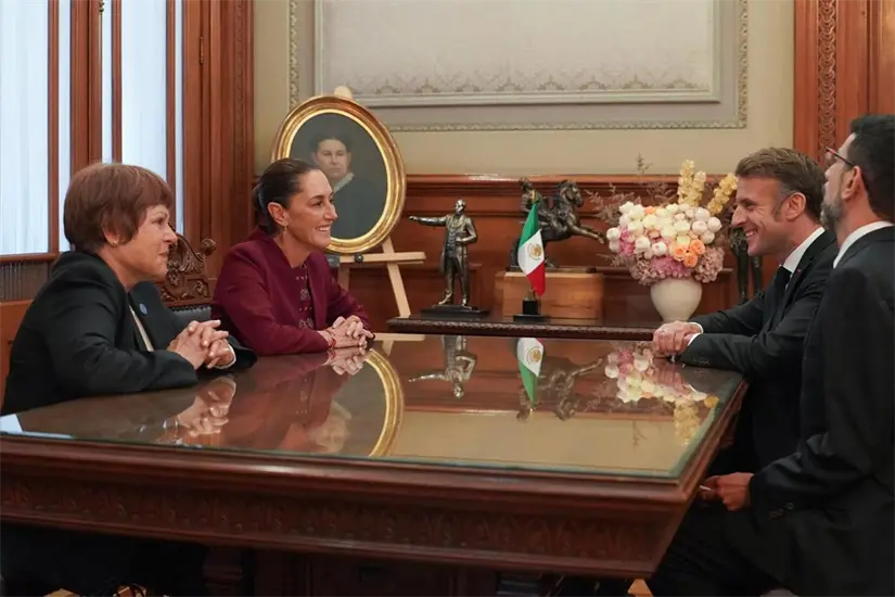 México y Francia refuerzan relación bilateral encuentro entre Sheinbaum y Macron