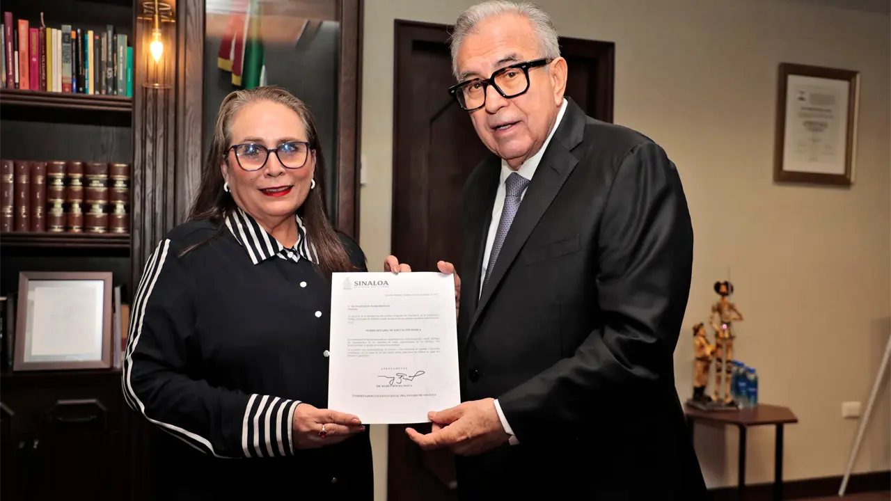 Rocha Moya designa a nueva subsecretaria de Educación Básica en Sinaloa.