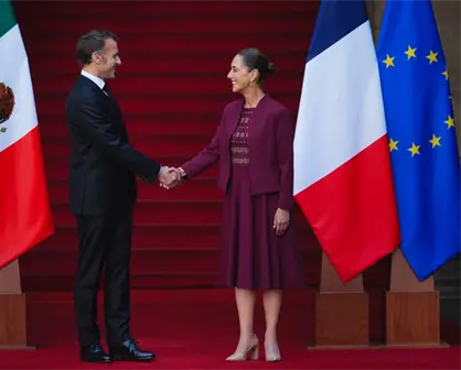 Sheinbaum y Macron firman acuerdos para fortalecer colaboración entre México y Francia