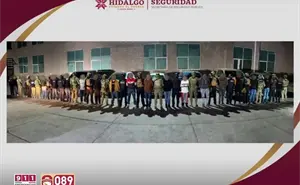 Detienen a 19 personas con armas y drogas durante cateos en Atotonilco de Tula, Hidalgo