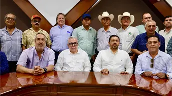 Rocha Moya presenta apoyo de $400 pesos por tonelada a productores de trigo en Sinaloa