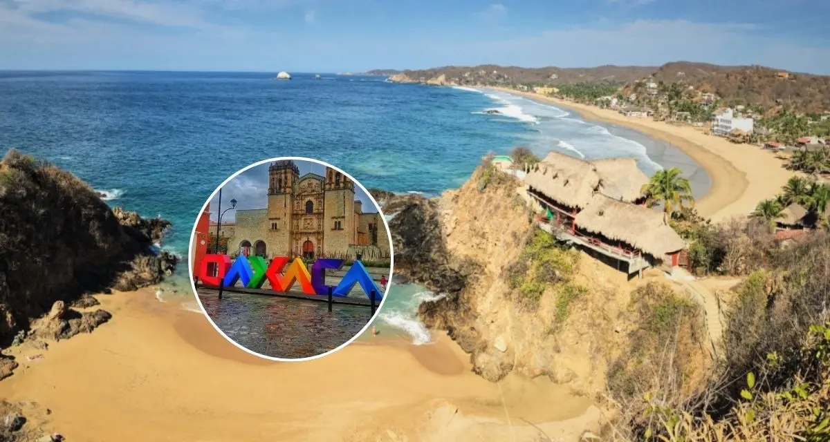 Así puedes llegar a estas tres playas más baratas de Oaxaca. Foto: cortesía