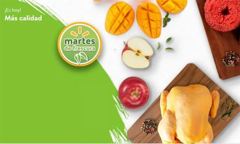 Encuentra precios bajos en frutas, verduras y carnes en el Martes de Frescura. Imagen: Walmart