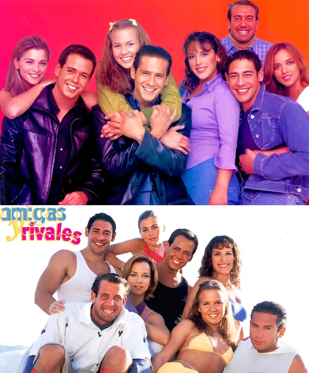 Angélica Vale cuando era una adolescente e interpreto a Nayeli en Amigas y Rivales