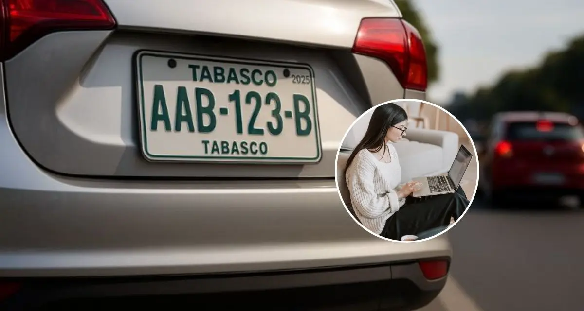 Estos son los pasos para sacar una cita de cambio de placas en Tabasco. Foto: cortesía