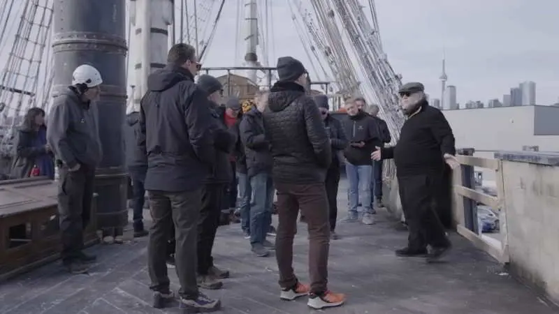 El barco fue construido para la cinta. Foto: Cortesía