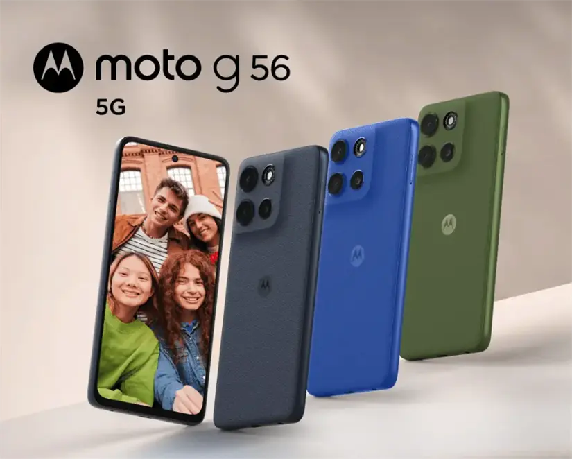 Motorola G56. Foto: cortesía.