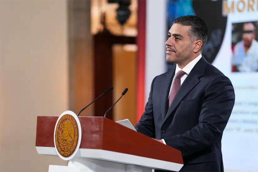 García Harfuch destacó las detenciones y decomisos durante el gobierno de Sheinbaum. Foto: Presidencia