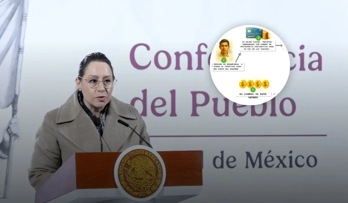 Así operaban los casinos y plataformas digitales vinculadas a lavado de dinero en México.