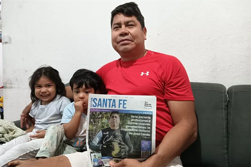 Entre las historias inspiradoras que Tus Buenas Noticias ha llevado a sus hogares, destaca la del exportero profesional, José Cerda, quien, tras perder una pierna, hoy entrena a jóvenes deportistas en las canchas de la colonia Agustina Ramírez, en el sector Humaya.