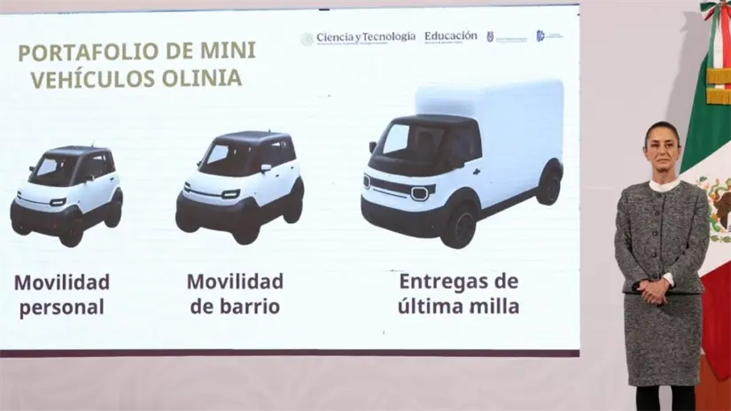 Olinia, un transporte sustentable hecho con tecnología mexicana. Foto: Cortesía.