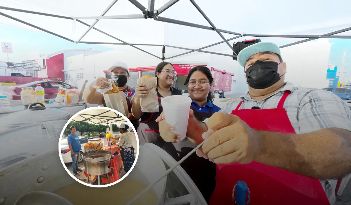 Cada mañana, Paulino Soto y su familia despiertan a Culiacán con el aroma del atole, las gorditas y el amor que los une. Foto: Lino Ceballos