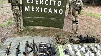 Desmantelan campamentos clandestinos en Elota: había un fuerte arsenal y miles de plantas de marihuana