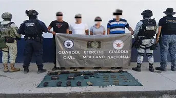 Plan Michoacán por la Paz. Detienen a cuatro personas y aseguran más de 200 cartuchos en Michoacán