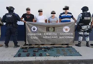 Plan Michoacán por la Paz. Detienen a cuatro personas y aseguran más de 200 cartuchos en Michoacán