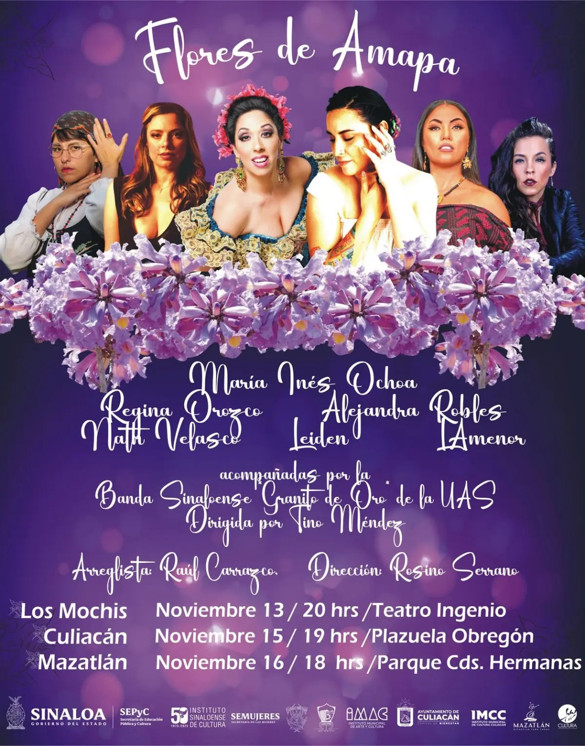 Las artistas que protagonizan los conciertos de la gira 