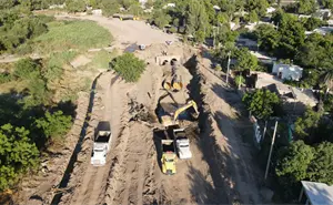 Con inversión millonaria, Guasave avanza en el entubamiento del dren San Joachín