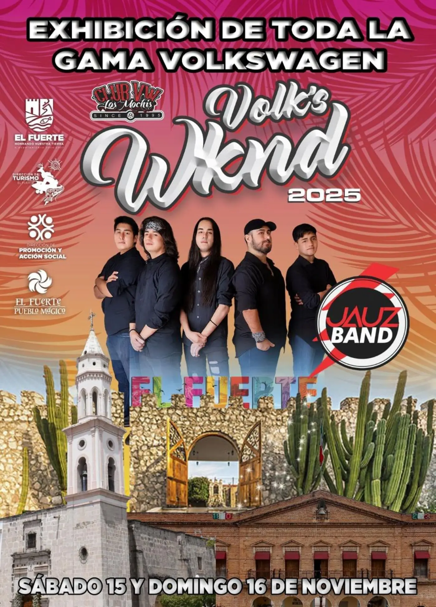 Actividades del Volks WKND en El Fuerte. Foto: Cortesía