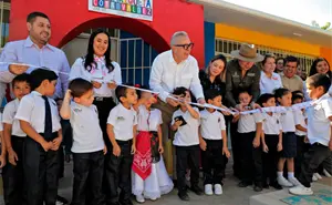 Buenas noticias para Badiraguato: entregan nuevas aulas y apoyos a jardín de niños
