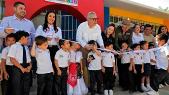 Buenas noticias para Badiraguato: entregan nuevas aulas y apoyos a jardín de niños