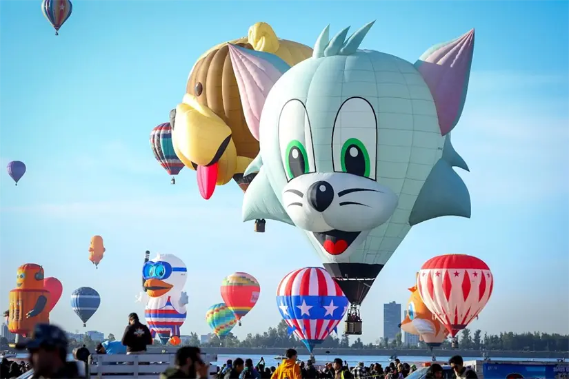 La inauguración del Festival del Globo 2025 en León. Foto: Cortesía