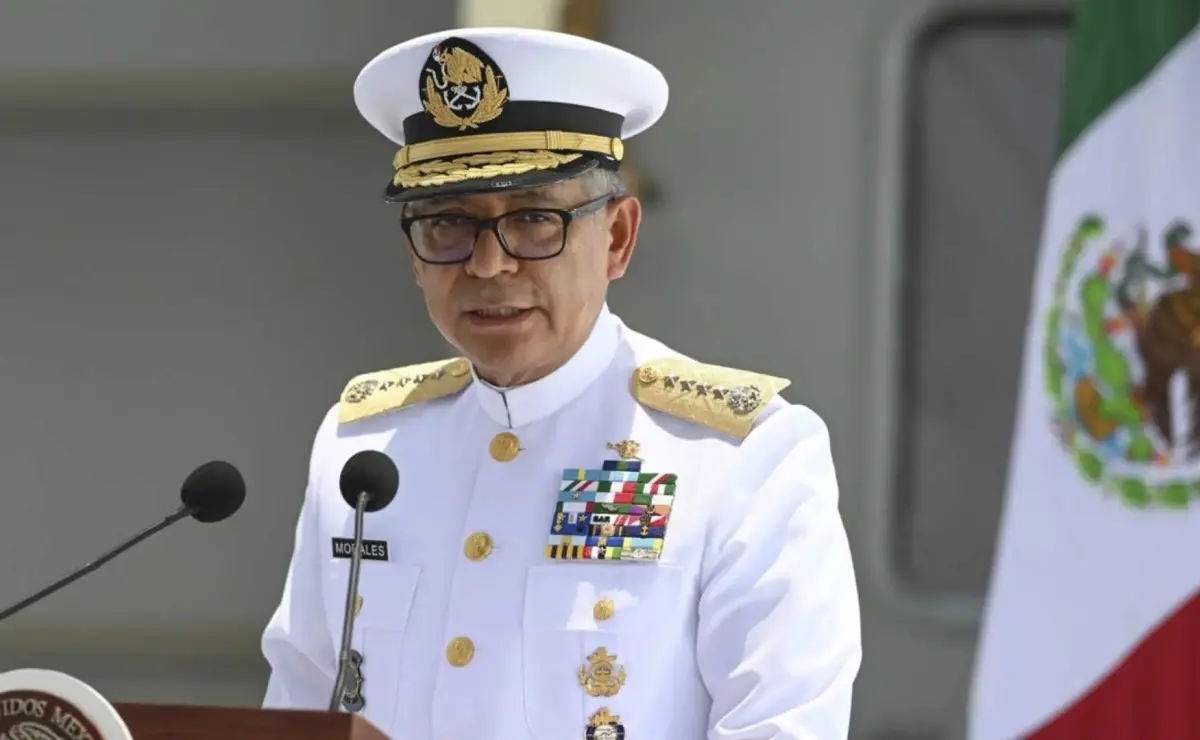 El Almirante Raymundo Pedro Morales, titular de la Semar. Foto: Cortesía