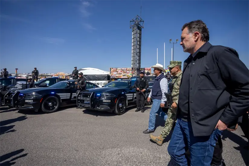 Revisan los operativos de seguridad de la Feria Ganadera de Querétaro 2025. Foto: Cortesía