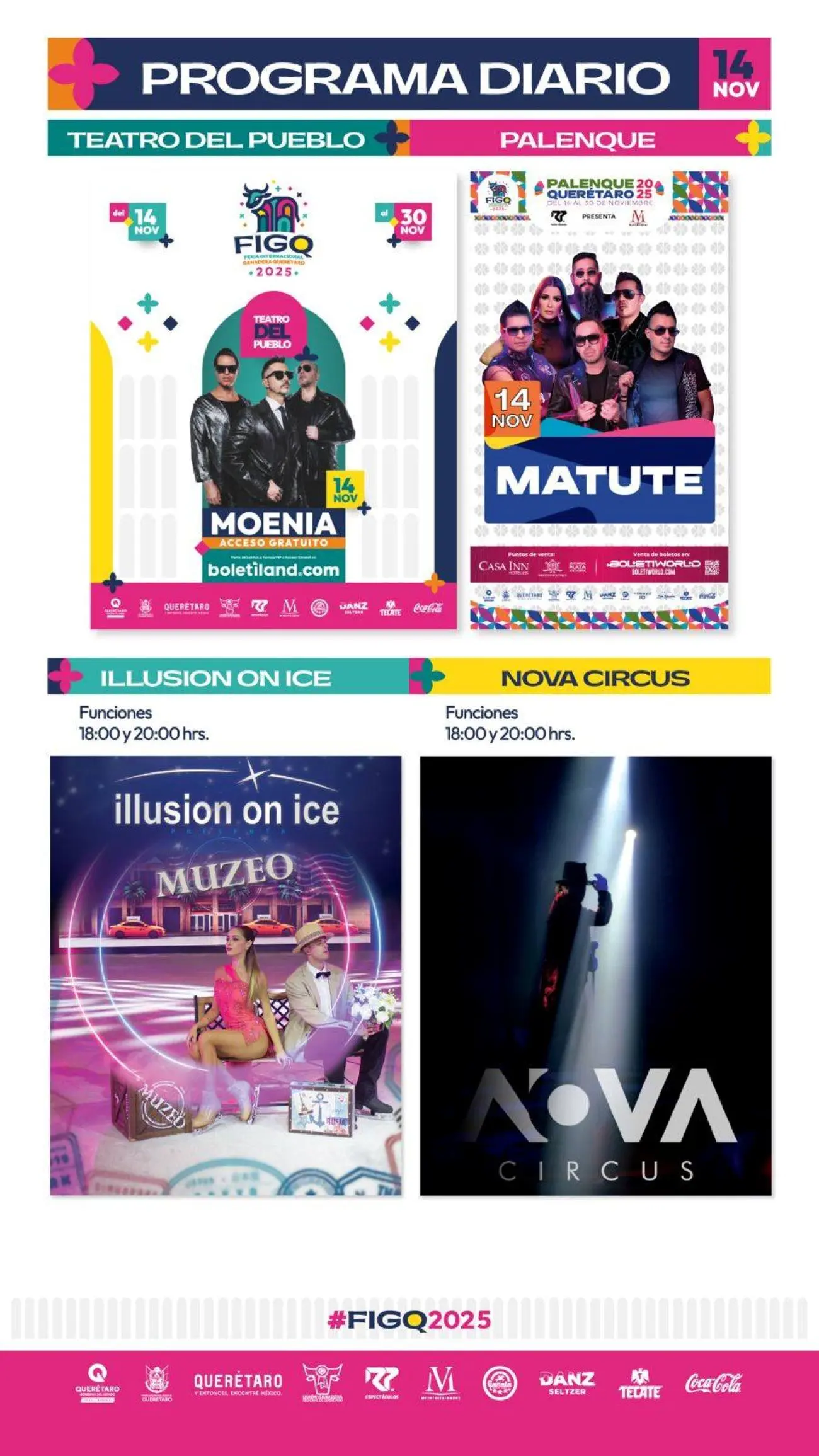 Feria Ganadera de Querétaro 2025, programa de inauguración. Foto: Cortesía