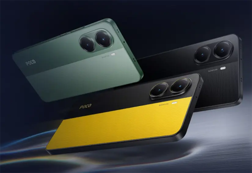 El Xiaomi Poco X7 Pro con batería de 6.000 mAh. Foto: Cortesía