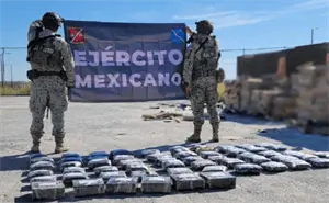 Golpe al narco en Tamaulipas: decomisan metanfetamina con valor de 34.6 millones de pesos