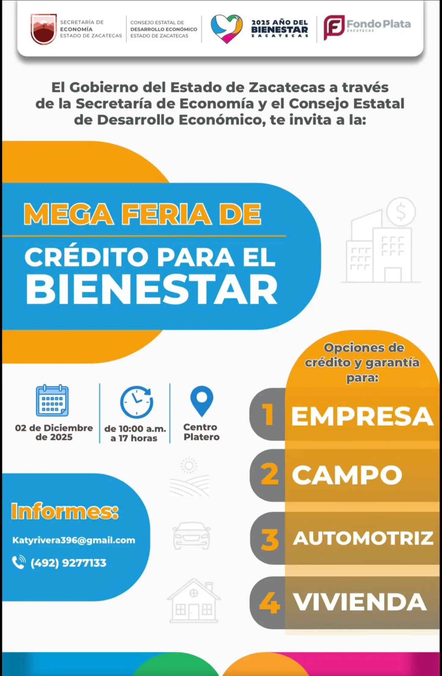 Feria del Bienestar 2025 en Zacatecas. Foto: Cortesía