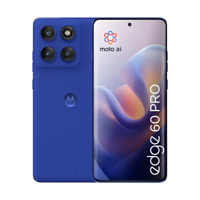 Motorola Edge 60 Pro con cámara frontal de 50 megapíxeles. Foto: Cortesía