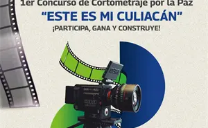 Convocan a jóvenes de Culiacán a participar en el 1er Concurso de Cortometraje por la Paz