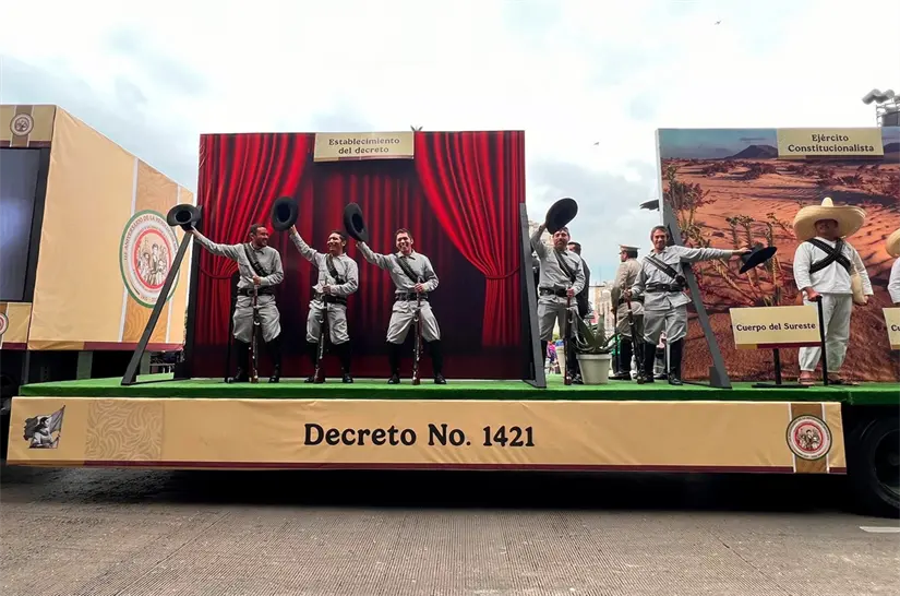 Disfruta del desfile del 20 de noviembre con seguridad. Foto: Cortesía.  