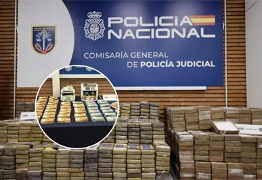 España desmantela una red del Cártel de Jalisco Nueva Generación con 20 detenidos y más de 1.8 toneladas de cocaína