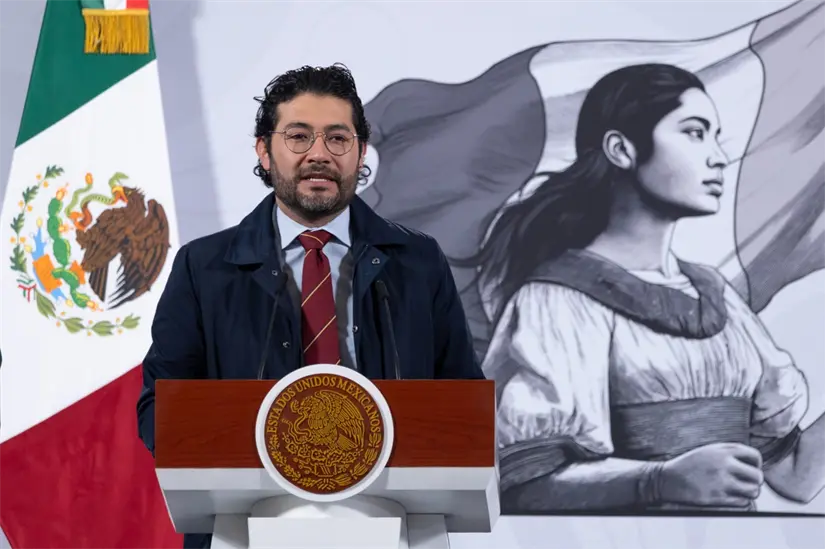 Secretario del Trabajo y Previsión Social, Marath Baruch Bolaños López.