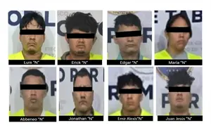 Detienen a 8 personas con armas y droga durante operativos en Tabasco